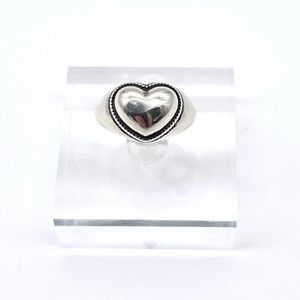SILVER Heart Ring